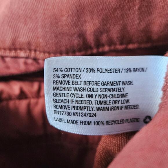 A New Day High Rise Paper Bag Belted Pants sz 16 - Picture 5 of 6